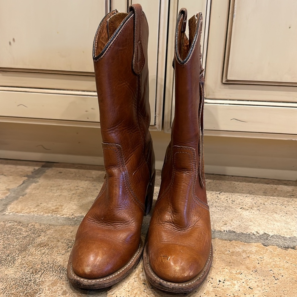 Woman’s vintage leather boot size 6&1/2 - miss capezio - Picture 2 of 5